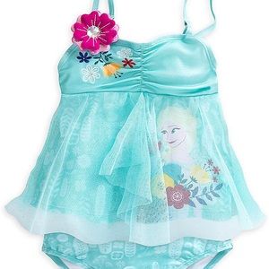 Disney Frozen Elsa 2 piece Swimsuit 5-6